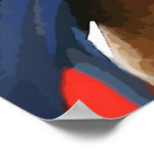 Nicaragua Scarlet Macaw Poster ポスター (角)