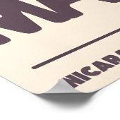 Nicaragua Surfer Wall Art, Maderas Beach ポスター (角)