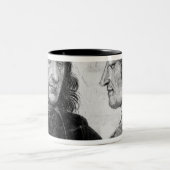 Niccolo Franceschiの自画像 ツートーンマグカップ (中央)