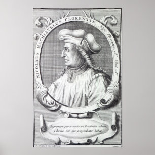 Niccolo Machiavelli 1724年 ポスター