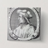 Niccolo Machiavelli 1724年 缶バッジ (正面)