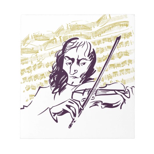 Niccolo_Paganini ノートパッド (正面)
