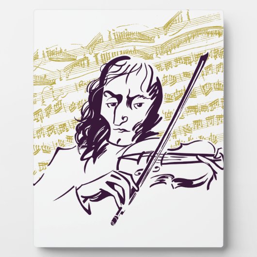 Niccolo_Paganini フォトプラーク (正面)