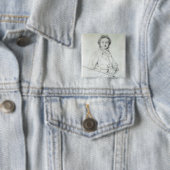 Niccolo Paganini 1819年のポートレート 缶バッジ (インサイチュ)