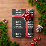 Niceいけな Christmas Listの質問は何だった ラッピングペーパー<br><div class="desc">いいいけな質問クリスマスリスト休日は何だった</div>