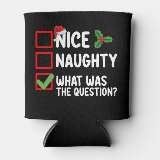 Niceいけな Christmas Listの質問は何だった 缶クーラー (正面)