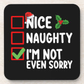 Niceいけな I't Not Sorry Christmas List コースター (正面)