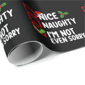 Niceいけな I't Not Sorry Christmas List ラッピングペーパー (ロールコーナー)