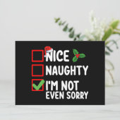 Niceいけな I't Not Sorry Christmas List 招待状 (スタンド正面)