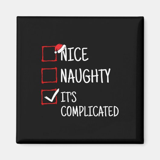 Niceいけな It's Complex Christmasおもしろい マグネット (正面)