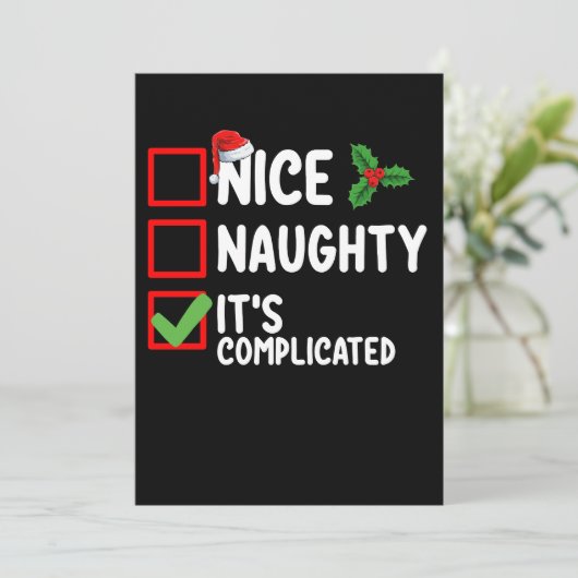 Niceいけな It's Complex Christmas List Holid 招待状 (スタンド正面)