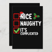 Niceいけな It's Complex Christmas List Holid 招待状 (正面/裏面)