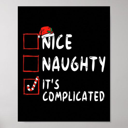 Niceいけな It's Complex Christmas List Santa ポスター (正面)