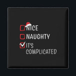 Niceいけな It's Complex Christmas List Santa マグネット<br><div class="desc">Niceいけな It's Complex Christmas List Santa Claus 1</div>