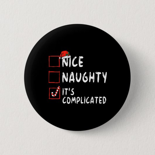 Niceいけな It's Complex Christmas List Santa 缶バッジ (正面)