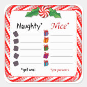 NiceまたはNiceにいけな対するシール スクエアシール (正面)