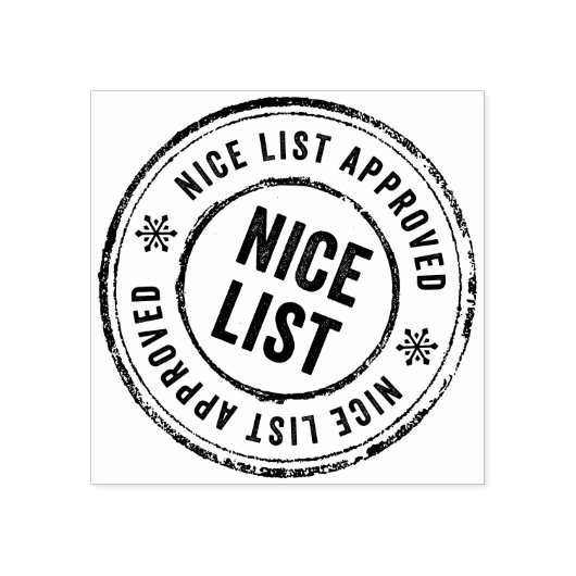 NICEリスト承認かわいいクリスマスの休日 ラバースタンプ (インプリント)