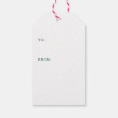 NICEリスト承認済み+写真クリスマスホリデーギフト ギフトタグ (裏面)