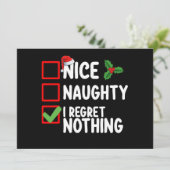 Nice いけな I Reague Nothing Christmas List Holid 招待状 (スタンド正面)