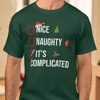 Nice いけな It's Complex Christmasおもしろい Tシャツ