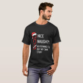 Nice いけな List Never Mind自分の買物 Tシャツ (正面フル)