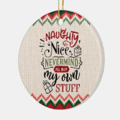 Nice いけな My買 My Christmasの物おもしろい - Christmas セラミックオーナメント (左)