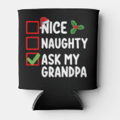 Nice いけな My Grandpa頼 Christmas List Family 缶クーラー (正面)