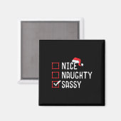 Nice いけな Sy Christmasリスト マグネット (正面/裏面)