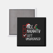 Nice いけな Uninterned離れ Christmas List Funn マグネット (正面/裏面)