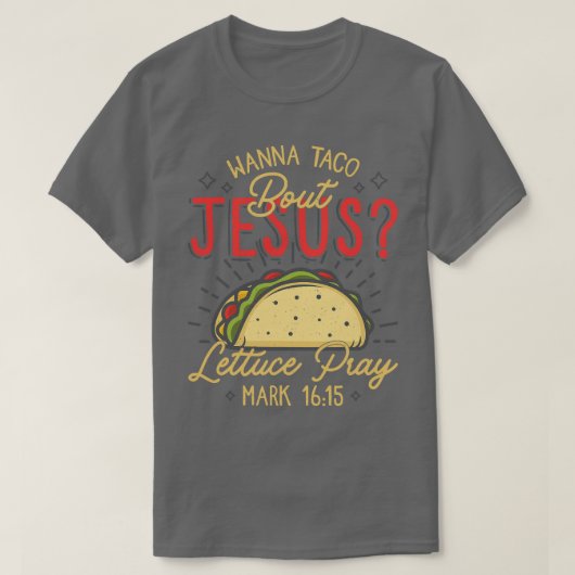 Nice クール Cinco De Mayo Wanna TacoについてJesus gi Tシャツ (デザイン正面)