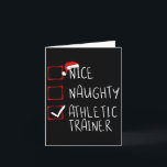 Nice Athletic いけな Trainer Christmas List Santa カード<br><div class="desc">Nice Athletic いけな Trainer Christmas Listサンタクロース</div>