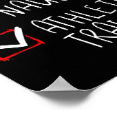 Nice Athletic いけな Trainer Christmas List Santa ポスター (角)