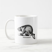 NICE BEAVER -.png コーヒーマグカップ (左)
