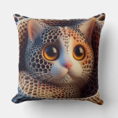 Nice CatThrow Pillow クッション (正面)