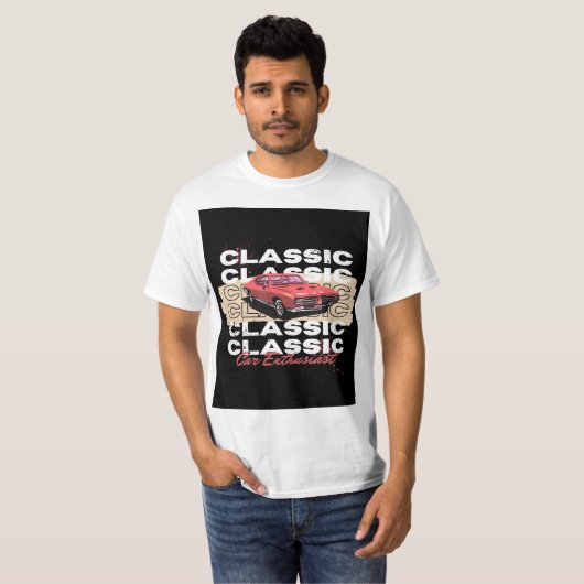 Nice classic car design tシャツ (正面フル)