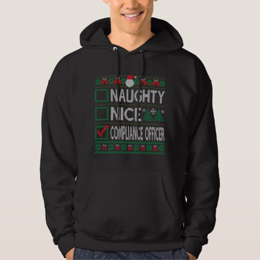 Nice Compliance Officerいけな Christmas List Ugl パーカ (正面)