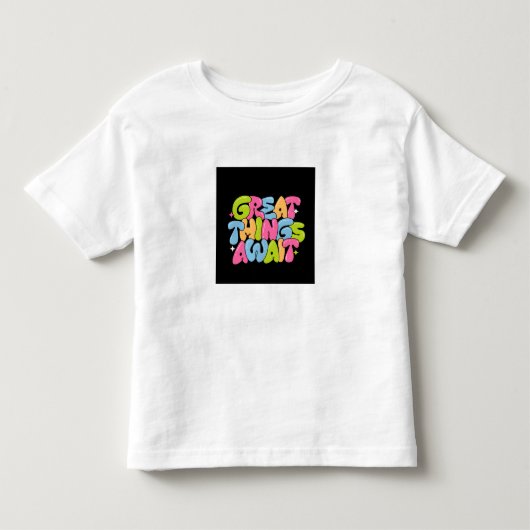 Nice cute design トドラーTシャツ (正面)