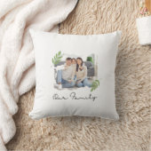 Nice Day Our Family Throw Pillow クッション (ブランケット)