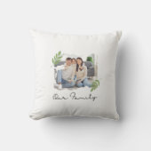 Nice Day Our Family Throw Pillow クッション (正面)
