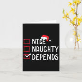Nice Depends いけな Christmas List カード (黄色い花)