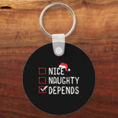 Nice Depends いけな Christmas List キーホルダー (正面)