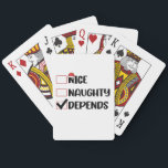 Nice Depends いけな Santa Christmas List トランプ<br><div class="desc">Nice Depends いけな Santa Christmas List</div>