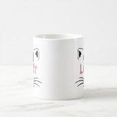 Nice design for cat lovers コーヒーマグカップ (中央)