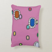 nice flowers アクセントクッション (裏面(縦))