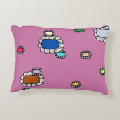 nice flowers アクセントクッション (裏面)