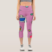 nice flowers  カプリレギンス (正面)