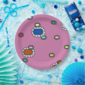 nice flowers ペーパープレート (パーティー)