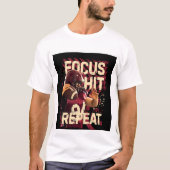 Nice focus hit repeat image  tシャツ (正面)
