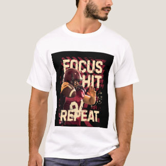 Nice focus hit repeat image  tシャツ