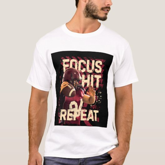 Nice focus hit repeat image  tシャツ (正面)